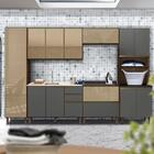 Conjunto Lavanderia Multiuso 6 Peças Amêndoa Chumbo Holanda S