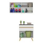 Conjunto Lavanderia Multiuso Armário E Balcão Multimóveis Mp5