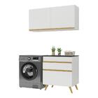 Conjunto Lavanderia Multiuso Armário E Balcão Multimóveis Mp5