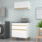 Conjunto Lavanderia Multiuso Armário E Balcão Multimóveis Mp5