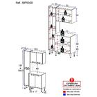 Conjunto Lavanderia Multiuso Armário E Balcão Multimóveis Mp5