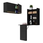 Conjunto Lavanderia Multiuso Armário E Mesa Dobrável Multimóv