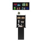 Conjunto Lavanderia Multiuso Armário E Mesa Dobrável Multimóv