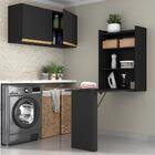 Conjunto Lavanderia Multiuso Armário E Mesa Dobrável Multimóv