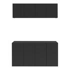 Conjunto Lavanderia Suspenso Multiuso Armário Aéreo E Balcão