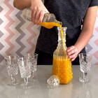 Conjunto Licoreira De Vidro 1 Litro E 4 Taças 200 Ml - Hauskr