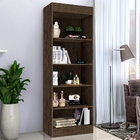 Conjunto Livreiro Lucca Castanho