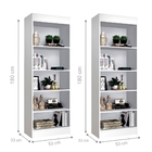 Conjunto Livreiros Lucca Branco