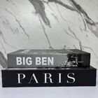 Conjunto Livro Caixa De Papelão Decorativo Big Ben + Paris