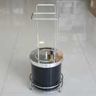 Conjunto Lixeira 5 L Com Suporte P/ Papel Higiênico Lavabo Pr