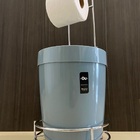 Conjunto Lixeira 5l Com Suporte Para Papel Higiênico Casa Ou