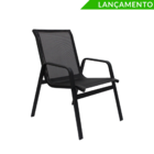Conjunto Lótus Premium Com Ombrelone - Preto