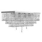 Conjunto Luminárias Cristal Acrilico Queops + Marrycrillic