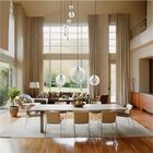 Conjunto Lustres Para Sala De Estar E Sala De Jantar Mbm - Br