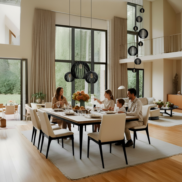 Conjunto Lustres Para Sala De Estar E Sala De Jantar Mix - Pr