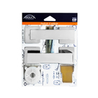 Conjunto Maçaneta e Roseta Interna Cromada Arouca