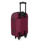 Conjunto Mala De Bordo Lucerna Vinho + Mochila Para Notebook