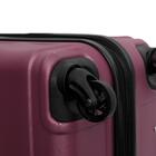 Conjunto Malas De Viagem Berna P E M 4 Rodas Swiss Move Vinho