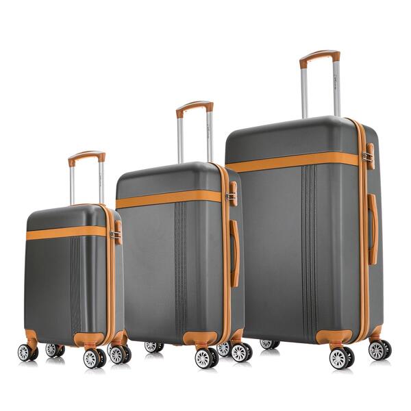 Conjunto Malas De Viagem Pmg Bruges Swiss Move Grafite