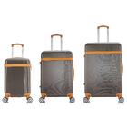 Conjunto Malas De Viagem Pmg Bruges Swiss Move Marrom