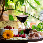 Conjunto Maleta Courino 1 Garrafa E 2 Taças Com Saca Rolha