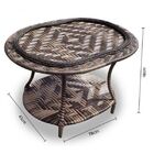 Conjunto Marco - 2 Poltronas + 1 Mesa Centro - Calis Branco