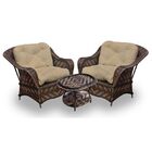 Conjunto Marco - 2 Poltronas + 1 Mesa Centro - Duna Deserto