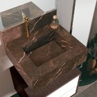 Conjunto Max Para Banheiro Espelho, Bancada Com Cuba Esculpid