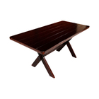 Conjunto Mesa 1,6m E 2 Bancos E 2 Banquetas Sem Encosto Madei