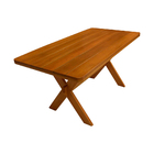 Conjunto Mesa 1,6m E 2 Bancos E 2 Banquetas Sem Encosto Madei