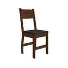 Conjunto Mesa 108x67,5cm 4 Cadeiras Milano  Amêndoa/preto