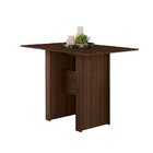 Conjunto Mesa 108x67,5cm 4 Cadeiras Milano  Amêndoa/preto