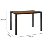 Conjunto Mesa 110cm 2 Bancos Aura Curitiba Fabone