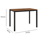 Conjunto Mesa 110cm 4 Cadeiras Curitiba Fabone