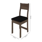 Conjunto Mesa 110cm 4 Cadeiras Vera Indekes