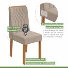 Conjunto Mesa 120cm Apogeu Com Vidro E 4 Cadeiras Exclusive A