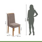 Conjunto Mesa 120cm Apogeu Com Vidro E 4 Cadeiras Exclusive A