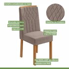 Conjunto Mesa 120cm Apogeu Com Vidro E 4 Cadeiras Exclusive A