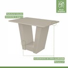 Conjunto Mesa 120cm Tampo Mdf/vidro 4 Cadeiras Apogeu Móveis