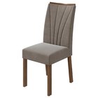 Conjunto Mesa 120cm Tampo Mdf/vidro 4 Cadeiras Apogeu Móveis