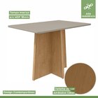 Conjunto Mesa 120x90cm Tampo Mdf Celebrare 4 Cadeiras Exclusi