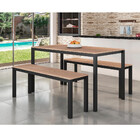 Conjunto Mesa 136cm 2 Bancos Aura Curitiba Fabone