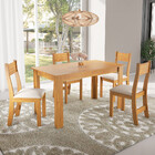 Conjunto Mesa 136cm E 4 Cadeira Filipa Viero