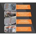 Conjunto Mesa 140cm Tampo Em Vidro Com 6 Cadeiras Luna Ciplaf