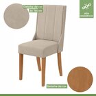 Conjunto Mesa 170cm Astrid Tampo Mdf No Glass E 6 Cadeiras Ce