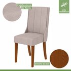 Conjunto Mesa 180cm Luxor Com Vidro E 6 Cadeiras Celina Frass