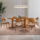 Conjunto Mesa 180cm X 80cm Tampo Mdf Canto Copo 6 Cadeiras Ce