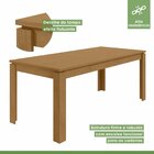 Conjunto Mesa 180x90cm Tampo Mdf 6 Cadeiras Athenas Móveis Lo