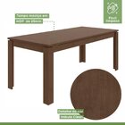 Conjunto Mesa 180x90cm Tampo Mdp 6 Cadeiras Athenas Móveis Lo