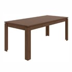 Conjunto Mesa 200x80cm Tampo Mdf 6 Cadeiras Athenas Móveis Lo